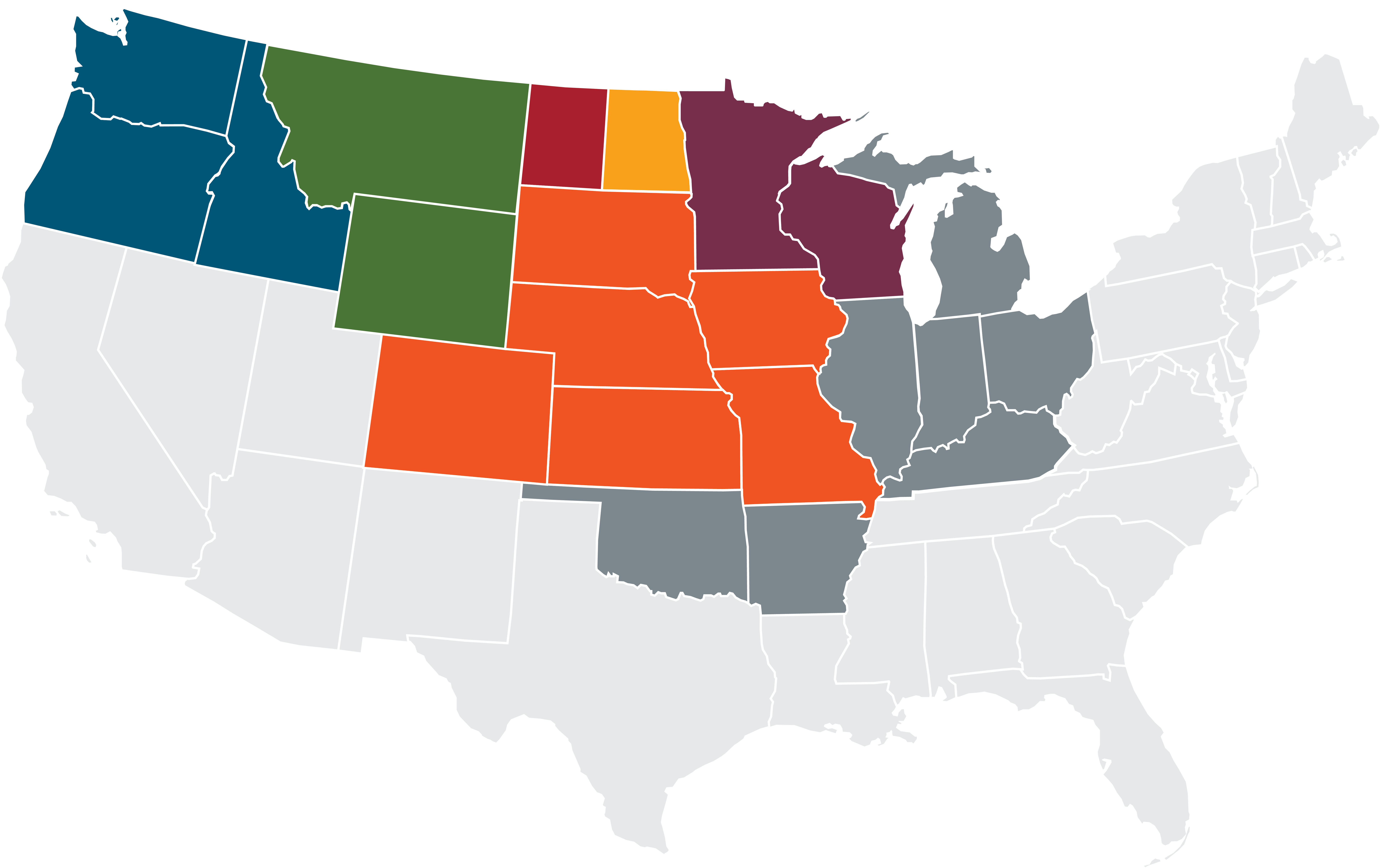 Map - Broad Acre Crops USA